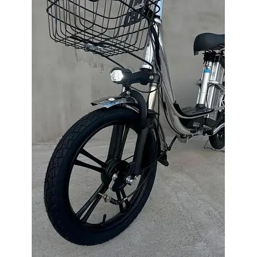 Электровелосипед Minako U18" 600W 60V 26Ah + сиденье/багажник серый - фото 7