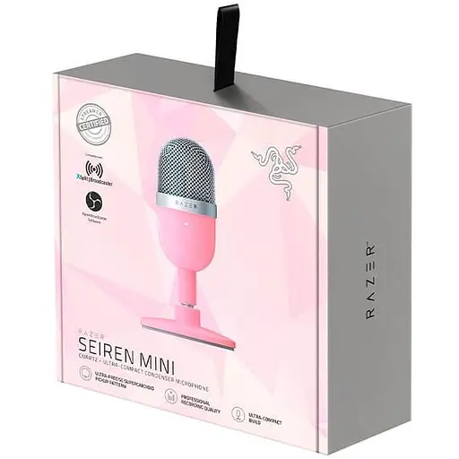 Мікрофон Razer Seiren mini Quartz для ПК/для стрімінгу, подкастів (RZ19-03450200-R3M1) - фото 4