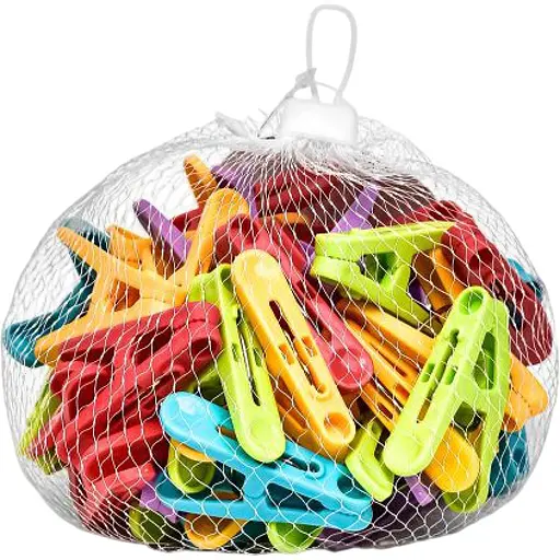 Прищіпки побутові R89638 в сітці 50 шт.