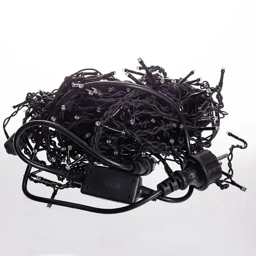 Вулична гірлянда Бахрома GarlandoPro 12 м 200 LED чорний дріт Білий 12MBW - фото 4