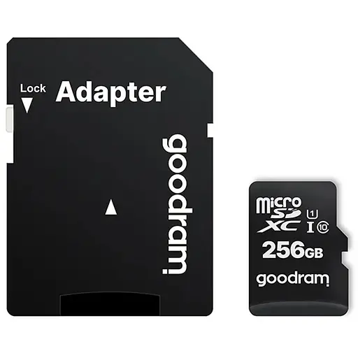 Memory card microSDXC 256Gb GoodRAM (class 10 UHS I U1) Retail + adapter