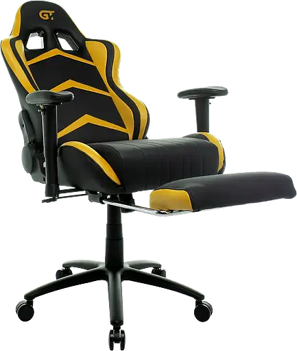 Геймерское кресло GT Racer черное с желтым (X-2534-F Black/Yellow) - фото 7
