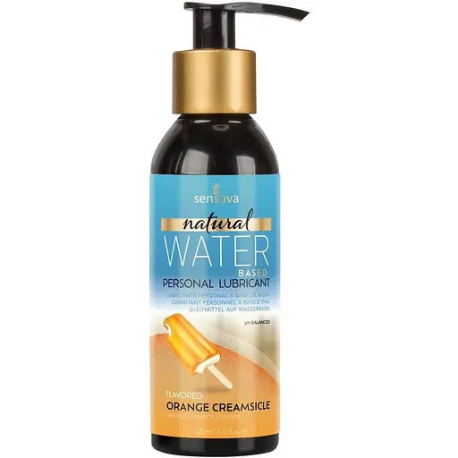 Смазка на водной основе Sensuva Natural Water-Based Orange Creamsicle 125мл