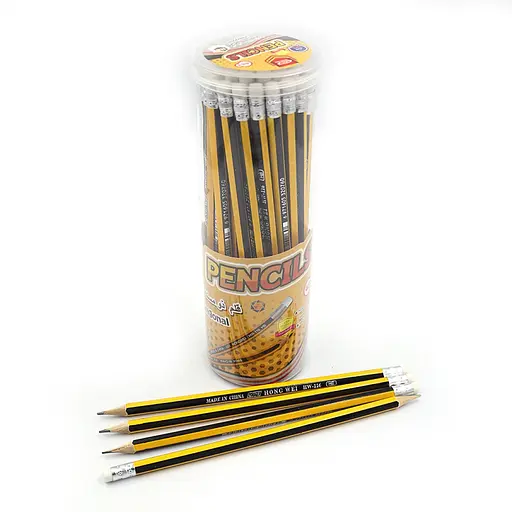 Карандаш чернографитовый Classic, HB, с ластиком, 48 шт. - фото 1