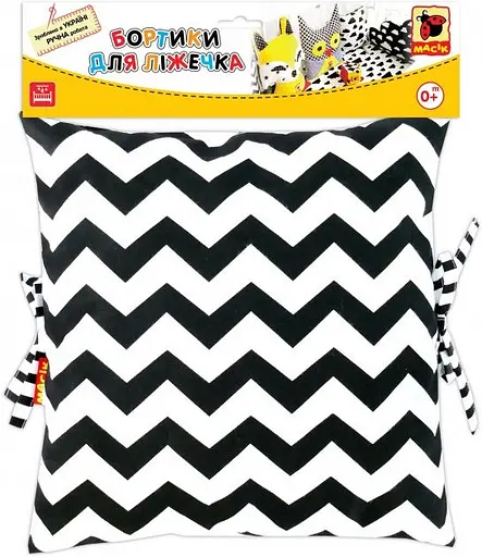 Підвіска-бортик для ліжечка "Подушка B&W" МС 110512-01 - фото 5