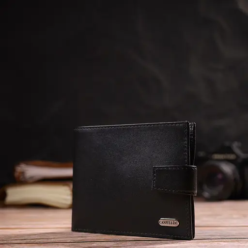 Мужской кожаный кошелек Canpellini 12.2х9.5х2 см acs0025664 - фото 6