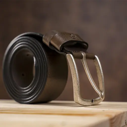 Ремінь шкіряний Grande Pelle чоловічий 120х3,7 см acs0014826 - фото 5