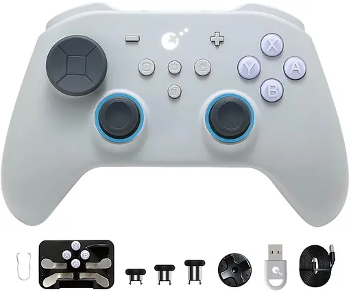 Геймпад Gulikit TT MAX Win,Switch,Android, and iOS White - фото 9