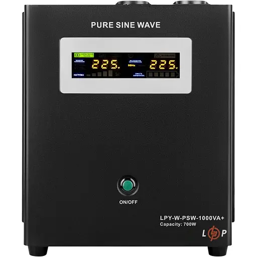 Источник бесперебойного питания (ИБП) LogicPower LPY-W-PSW-1000VA+ (4144) [107285] - фото 2