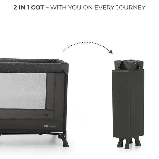 Ліжко-манеж Kinderkraft Joy Light Grey (KLJOYLIGRY00000) - фото 4