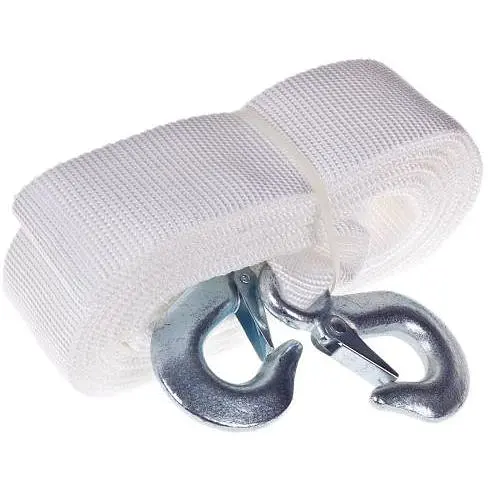 Трос буксирувальний Vitol стрічка 5 тонн 50 мм х 5 м білий (ТР-206-5-1) - фото 3