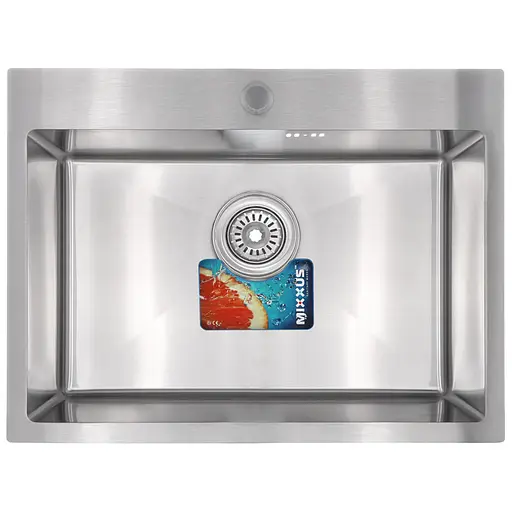 Набор кухонная мойка со смесителем, сушкой и дозатором Mixxus SET-6045-200x1.0-Satin MX0584, Нержавеющая сталь - фото 5