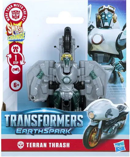 Трансформер Transformers Earth Spark 1-Step Smash Changers Terran Thrash Action Figure (G0742_G0998) - фото 4