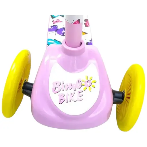 Самокат детский Bimbo Bike Бабочки для девочек три колеса - фото 6