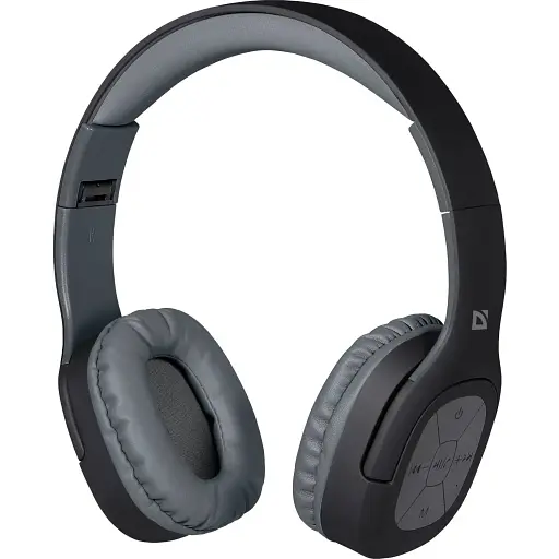 Гарнитура Defender FreeMotion B565 Bluetooth+35 мм Black-Gray - фото 2