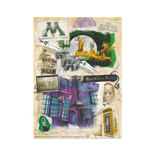 Пазл класичний Harry Potter. Міністерство магії та Алея Ноктерн 200504, 450 елементів - фото 4