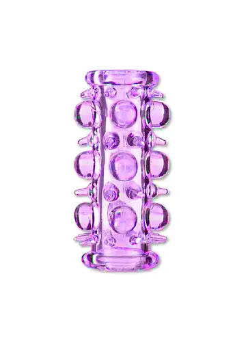 Насадка на пенис Boss Series Stretchy Sleeve 7 см фиолетовый - фото 2