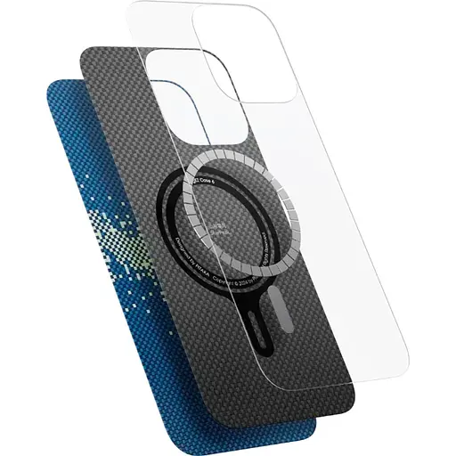 Чохол Pitaka MagEZ Tactile Woven StarPeak Lumintex Apple iPhone 16 Pro Max Milky Way Galaxy (KI1604PMYG) [128403] - фото 3