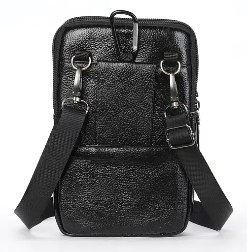 Сумка поясная кожаная Vintage 11.5х18.5х4 см sum0015061 - фото 4