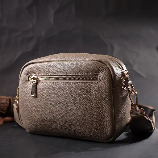 Сумка женская Vintage из натуральной мягкой кожи 20х13.5х7 см sum0029053 - фото 9