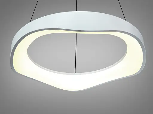 Світлодіодна люстра Romin з підсвічуванням на пульті 90 Вт чорна - фото 3