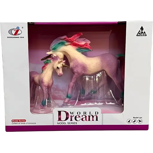 Набор Dino Toys Dream World Единорог Y9 лиловый 2 шт. (Q9899-Y9-4)