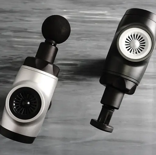 Перкусійний м'язовий ударний масажер Booster Е тригерних точок Сріблястий - фото 5