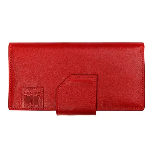 Женский кожаный кошелек Grande Pelle 19.5х10х3 см acs0029346 - фото 1