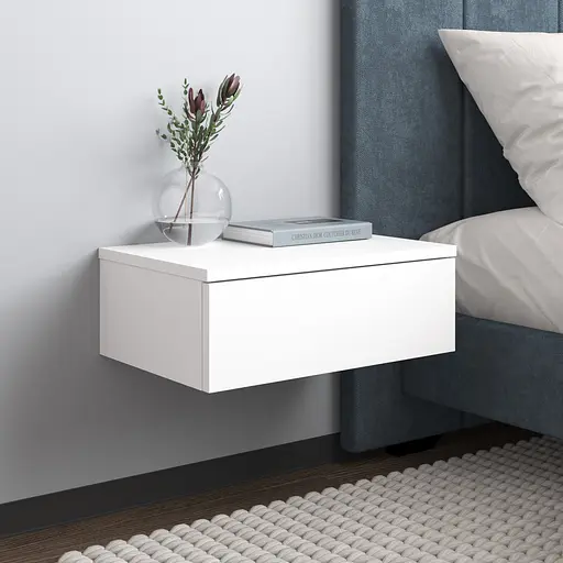 Тумба приліжкова Vays M-34, навісна, з шухлядою, ЛДСП, 45х30х16 см - для спальні