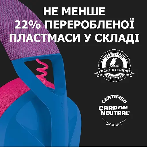 Ігрова гарнітура Logitech G435 Lightspeed Wireless Blue (981-001062) - фото 7