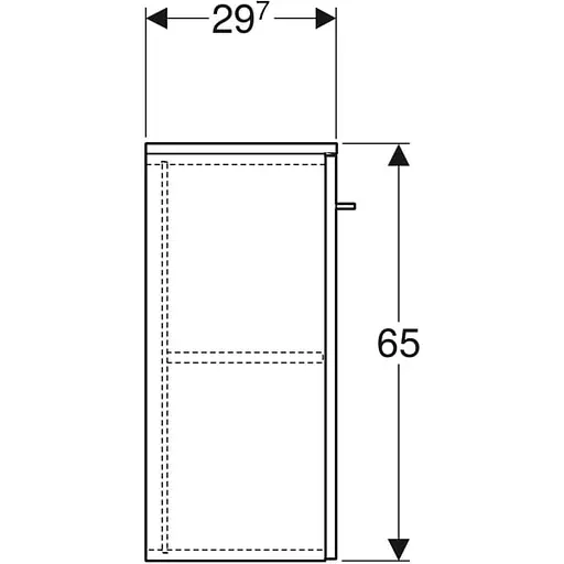 Шафа підвісна Geberit Selnova Square 501.272.00.1 білий, Білий, Білий - фото 4