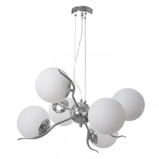 Люстра Brille молекула подвесная E27 60W CH (BL-429S/6)