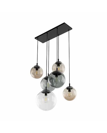 Подвесной светильник TK Lighting 4819 Esme E27 6x15W IP20 Bk - фото 3