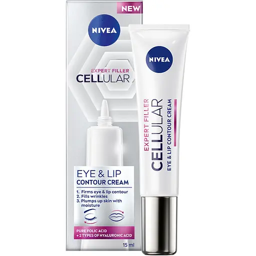 Крем NIVEA CELLULAR EXPERT FILLER для шкіри навколо очей та губ 15 мл - фото 1