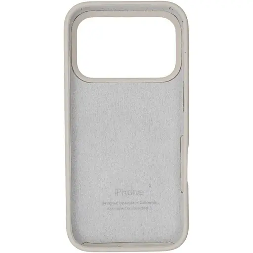 Чохол Silicone Case для Apple iPhone 17 Pro Max Stone AA [145151] - фото 2