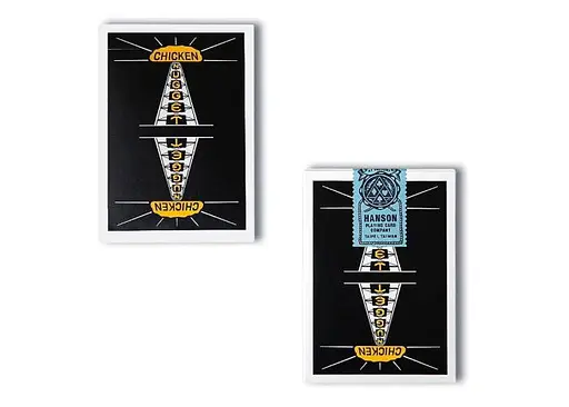 Карти гральні United States Playing Card Company Vintage Chicken Nugget (black) (ВР_КИВЧН) - фото 2