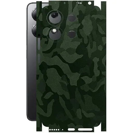 Захисна плівка StatusSKIN для Xiaomi Redmi Note 13 4G Корпус Вініл Камуфляж зелений - фото 1