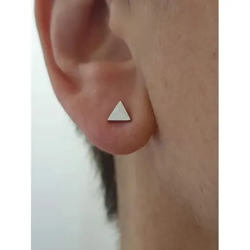 Серебряная моносерьга-пуссета Vegas. 20181/1Р - фото 2