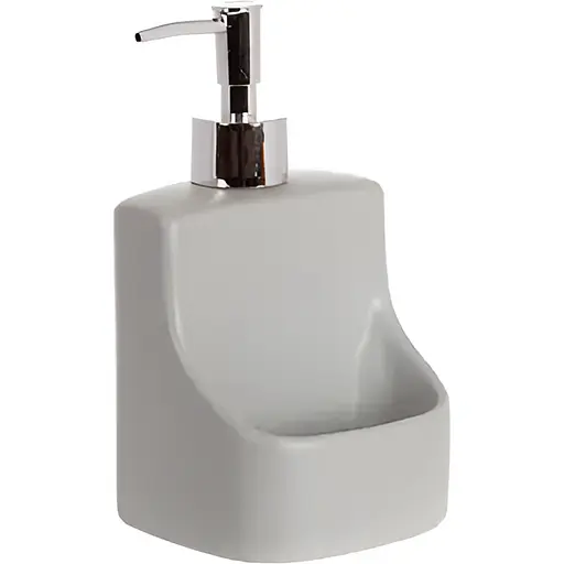 Дозатор для рідкого мила BonaDi 400 мл сірий (851-310)