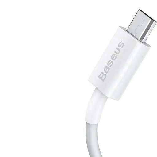 Кабель Baseus Superior Series Fast Charging Data Cable USB to Micro 2A 1 м Білий - фото 3