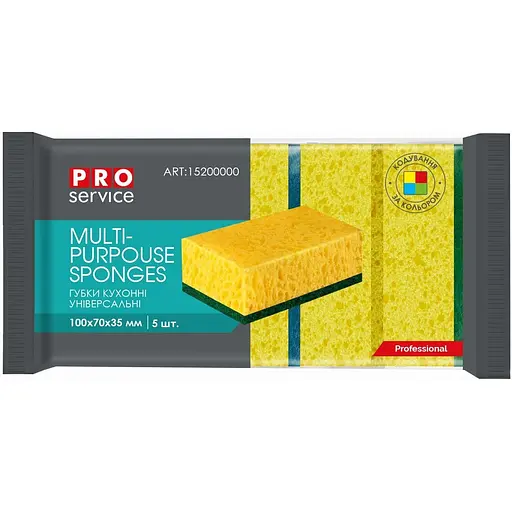 Уцінка. Губки кухонні PRO Service Professional, 5 шт. (15200000)