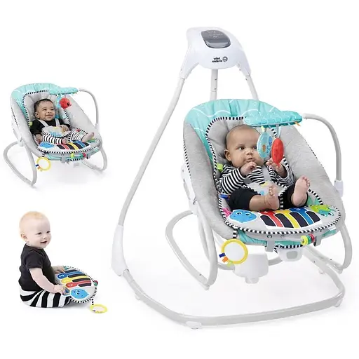 Кресло-качели 4 в 1 Baby Einstein Kick to It (17405) - фото 2