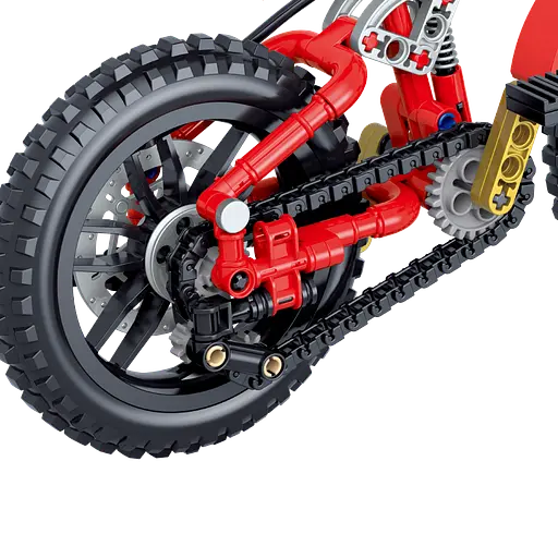 Конструктор велосипед ZHEGAO MOUNTAIN BIKE  гірський 235 деталей - фото 3