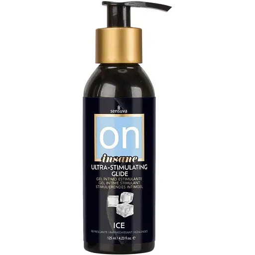 Возбудительная смазка на гибридной основе Sensuva Ultra-Stimulating ON Insane Ice (125 мл)
