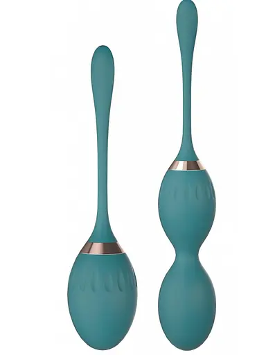 Набір вагінальних кульок Argus Toys Kegel Balls, 2 шт., зелений