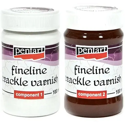 Набір двокомпонентний кракелюр Pentart Fineline 2x100 мл - фото 1