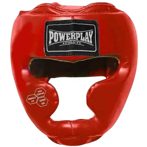 Боксерский тренировочный шлем PowerPlay 3043 XS Red
