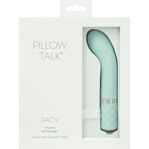 Роскошный вибратор Pillow Talk - Racy Teal с кристаллом Сваровски - фото 9