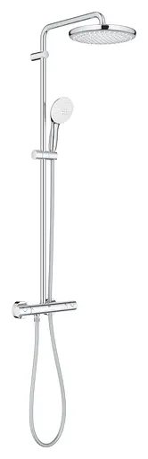Душова система з термостатом для настінного монтажу Grohe Tempesta System 250 26670001, Хром - фото 2