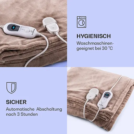 Електрична ковдра Klarstein Dr. Watson XXL (10031580) Бежевий - фото 5